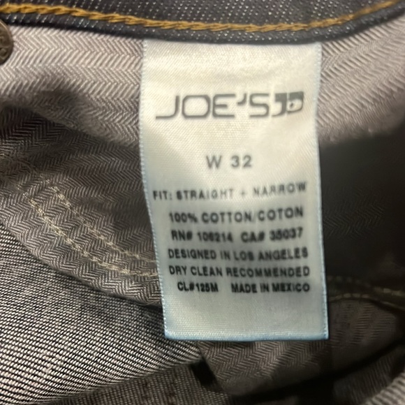Joe's Jeans Mens 32x27 Straight and Narrow worn 3 times - Picture 4 of 12